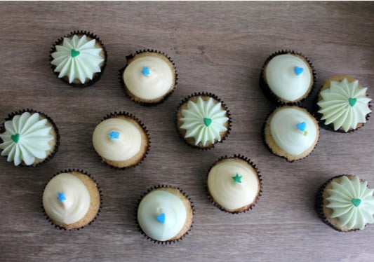25 unid. MINI CUPCAKES (tono pastel)