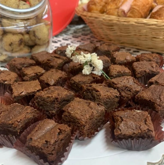 25 unid. Mini Brownies Cacao